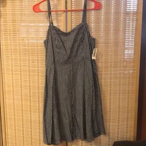 Gingham pattered summer dress